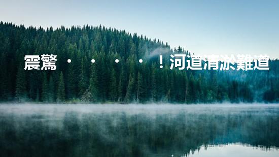 震驚！河道清淤難道需要這些設(shè)備？